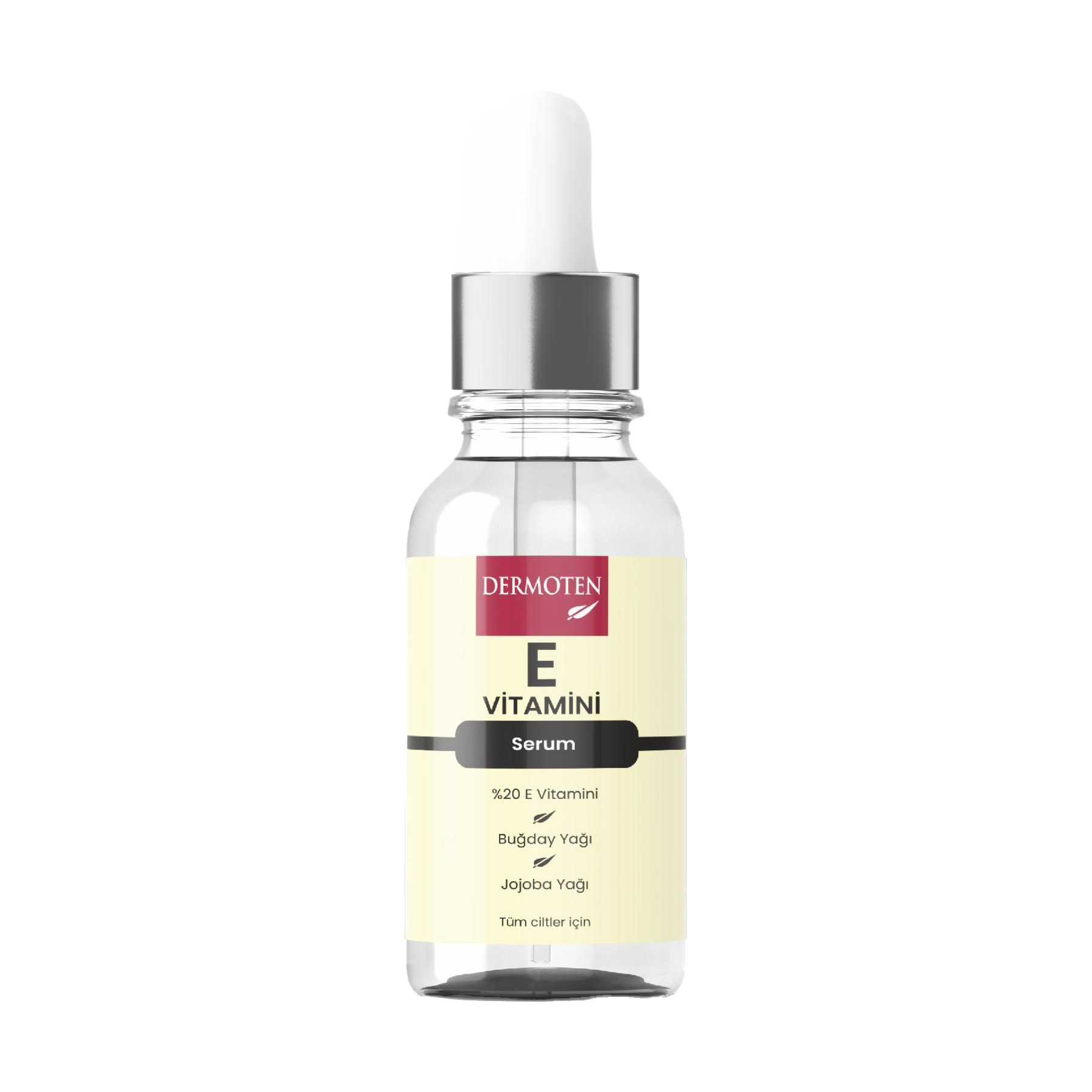 Зволожувальна сироватка для обличчя Dermoten Vitamin Е Serum з вітаміном Е, 30 мл